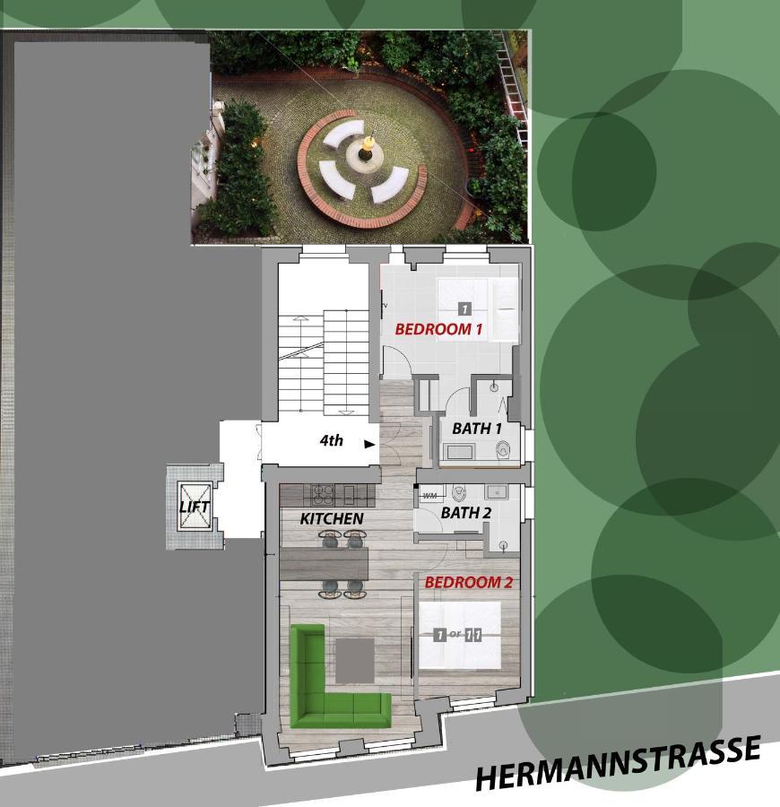 Berlin Style Apartments Ruang foto